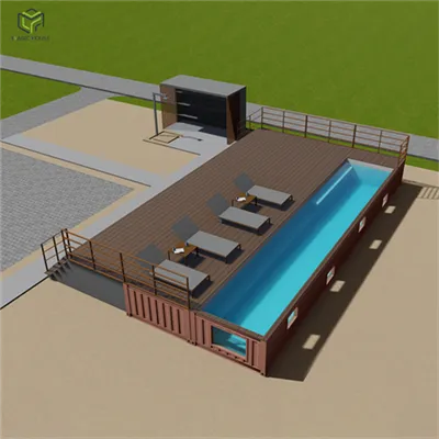 Piscina de natació de contenidors combinades