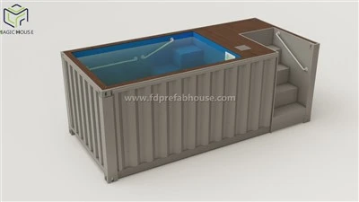 Mini piscina de contenidors de 10 peus
