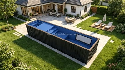 Piscina de contenidors d'enviament de 40 peus